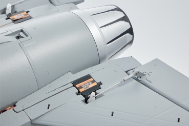 DPFMS146PGY FMS F16 EDF 64 PNP grau - 74 cm